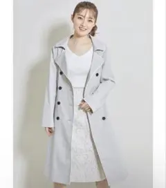 【tocco closet】 トレンチコート・スプリングコート グレーのサムネイル