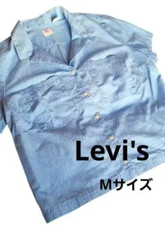 Levi's リーバイス レディース デニムシャツ 半袖 シャツ トップス　 Mのサムネイル