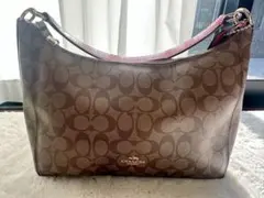コーチ　ショルダーバッグ　ハンド　シグネチャー　PVC レザー