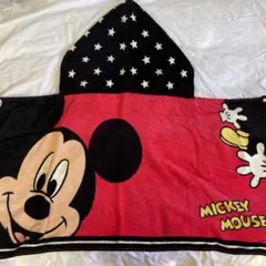 ミッキーマウス フード付きタオル