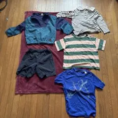 #キッズ服セット120〜（ジャケット・Tシャツ・パンツ）