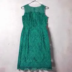 TADASHI SHOJI 花柄刺繍ドレス グリーン サイズ0 - メルカリ