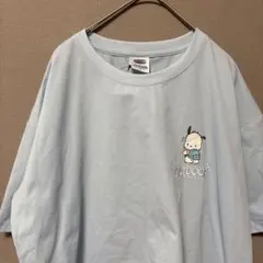 アウトドア＆サンリオ　ポチャッコプリントUVカットTシャツ(L)ブルー給水速乾のサムネイル
