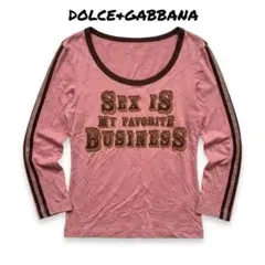 00's DOLCE＆GABBANA カットソー Tシャツ ラインストーンのサムネイル