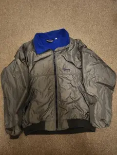 【80s・希少カナダ製】パタゴニア シェルドシンチラジャケット グレー