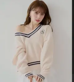 Chico Vラインルーズニット　完売品