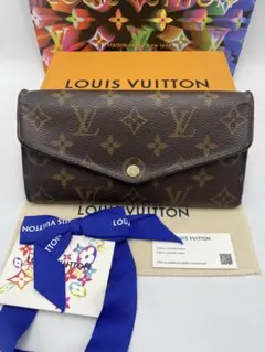 ルイヴィトン モノグラム ポルトフォイユサラ ローズバレリーヌ 長財布