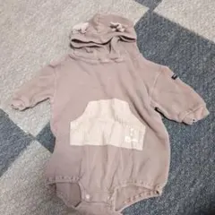 くま クマ ロンパース カバーオール