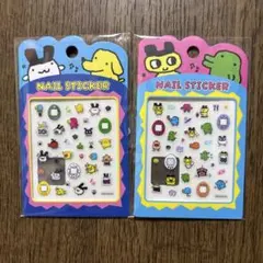 ネイルシール 2シートセット カラフルキャラクター
