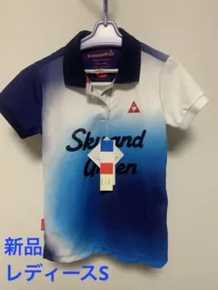 新品le coq sportif GOLFゴルフ レディース ドライポロシャツS