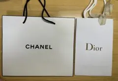 紙袋 シャネル CHANEL ディオール Dior ショップ袋