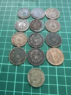 外国硬貨　朝鮮銅貨　1銭銅貨5銭白銅貨　13枚まとめロット Yahoo!オークション -「5銭白銅貨」(世界) (硬貨)の落札相場