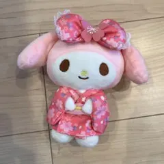 マイメロディ桜着物 ぬいぐるみ エコバッグのサムネイル