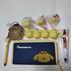サンリオキャラクターズ　ポムポムプリン 財布 マスコット まとめ売り　１１点
