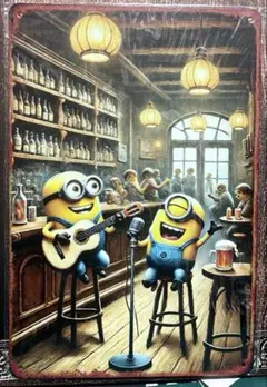 【輸入品】ブリキ看板/、映画『ミニオンズ』シリーズ