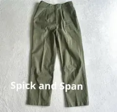 美品✨SpickandSpan ルーズベイカーパンツ カーキ 36 - メルカリ