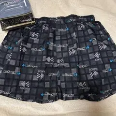 Kaepa チェック柄 トランクス Lサイズ　メンズ　ブラック　グレー　黒