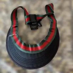 GUCCI グッチ GGキャンバス サンバイザー シェリーライン UNISEX