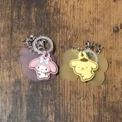 マイメロディー・ポムポムプリン サンリオ ダブルチャームグミ 2個セット