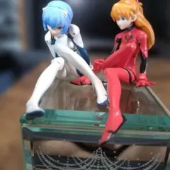 エヴァンゲリオン BANDAI 綾波レイ アスカ プラグスーツ フィギュアセット