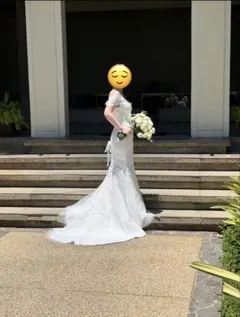 美品！！オフショルダー マーメイド ウェディングドレス