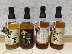 ジャパニーズウイスキー4本セット 知多 ／宮城峡 ／余市 ／セッション