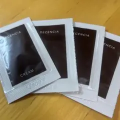 DECENCIA CREAM〈敏感肌用クリーム〉 0.6g サンプル4点セットのサムネイル