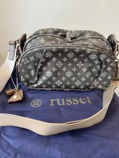 【ままたん様】russet ラシット　ナイロンショルダーバッグ　 モノグラム柄