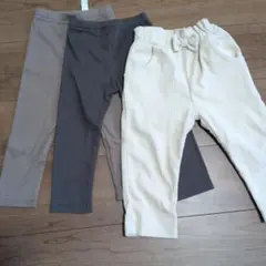 ベビー用レギンス3点セット（リボン付き）