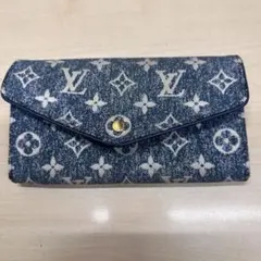 希少LOUIS VUITTON ルイヴィトン長財布 モノグラム・ジャカードデニム