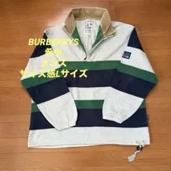 【BURBERRYS】メンズトレーナー★Lサイズ(表記M)★コードロックに難あり