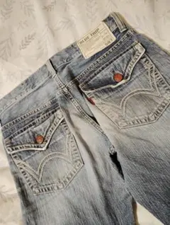 送料込み★EDWINブルートリップ503 ダメ－ジデニム日本製size32X32