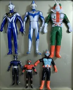 ウルトラマン 仮面ライダー ソフビセット 円谷 バンダイ