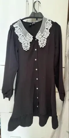 H＆M niziuコラボ レースカラーワンピース ミニワンピース