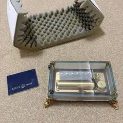 REUGE リュージュ72弁3曲 ドルフィン脚 ガラスケース 高級オルゴール REUGE リュージュ72弁3曲 ドルフィン脚 ガラスケース 高級オルゴール