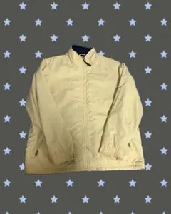 L.L.Bean クリームカラー　フルジップジャケット 古着