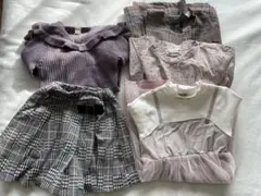 プティマイン　アプレレクール　ブランシェス　100サイズセット販売　5点セット