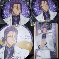 黒子のバスケ　GIGOコラボカフェ　白スーツ　紫原敦　缶バッジ　コースター