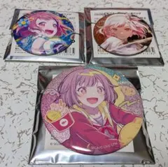 プロジェクトセカイ 鳳えむ グリッター缶バッジ 3点セット