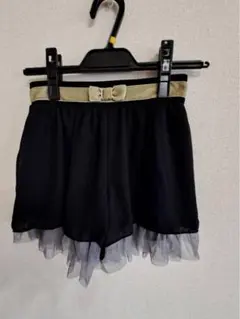 a.v.v キッズ キュロットスカート ブラック 150cmのサムネイル