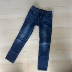 クロッシープレミアム　裏起毛デニムパンツ　裏ベロアデニム