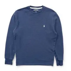 ポロ ラルフローレン サーマル コットン クルーネック 長袖Tシャツ ロンT