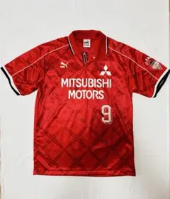 【美品 貴重】1997年 浦和レッズ アウェイ ユニフォーム NO.9サイズXL 美品 貴重】1997年 浦和レッズ アウェイ ユニフォーム NO.9