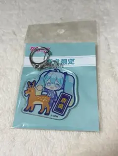 アクリルキーホルダー初音ミクご当地限定鹿インバウンド奈良日本ボカロ新品