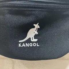 KANGOL ボディバッグ ウエストポーチ ブラック
