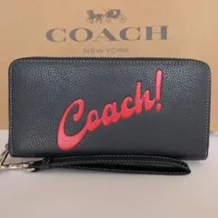 コーチ COACH 長財布 グラフィック ロング ジップ アラウンドCU381