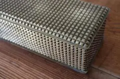 フランスヴィンテージ 木製 折りたたみ式 裁縫箱 ブロカント - メルカリ