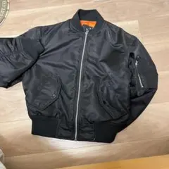 H&M ブラック MA-1 フライトジャケット 179/92A