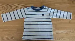 DOUBLE.B ボーダーTシャツ 80cm MIKIHOUSE