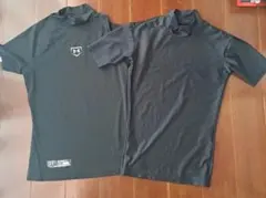 野球半袖アンダーシャツ　黒